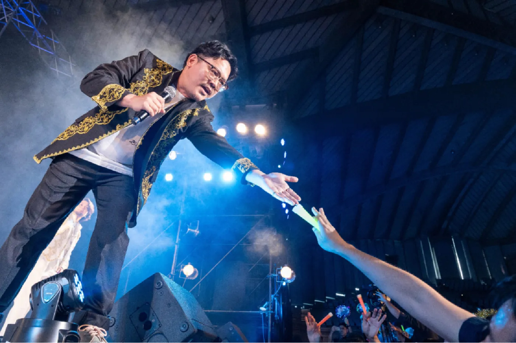 イベントでの演出パフォーマンスの様子